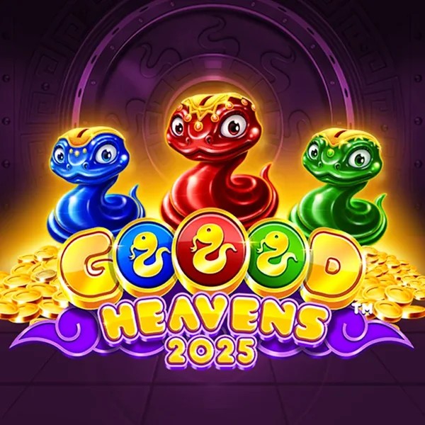Slots logo of Goood Heavens from Rarestone Gaming at Instasino Casino