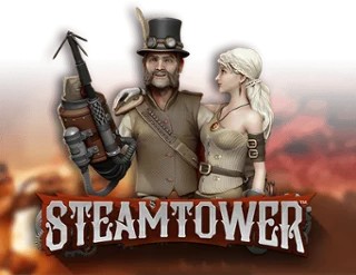 Steam Tower Slot slot logo by NetEnt at Instasino Casino